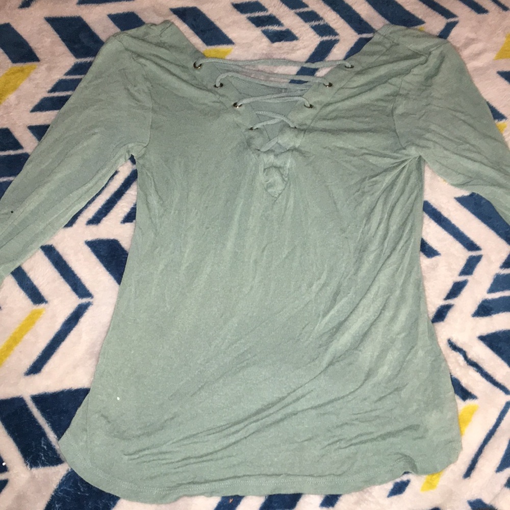 Turquoise shirt